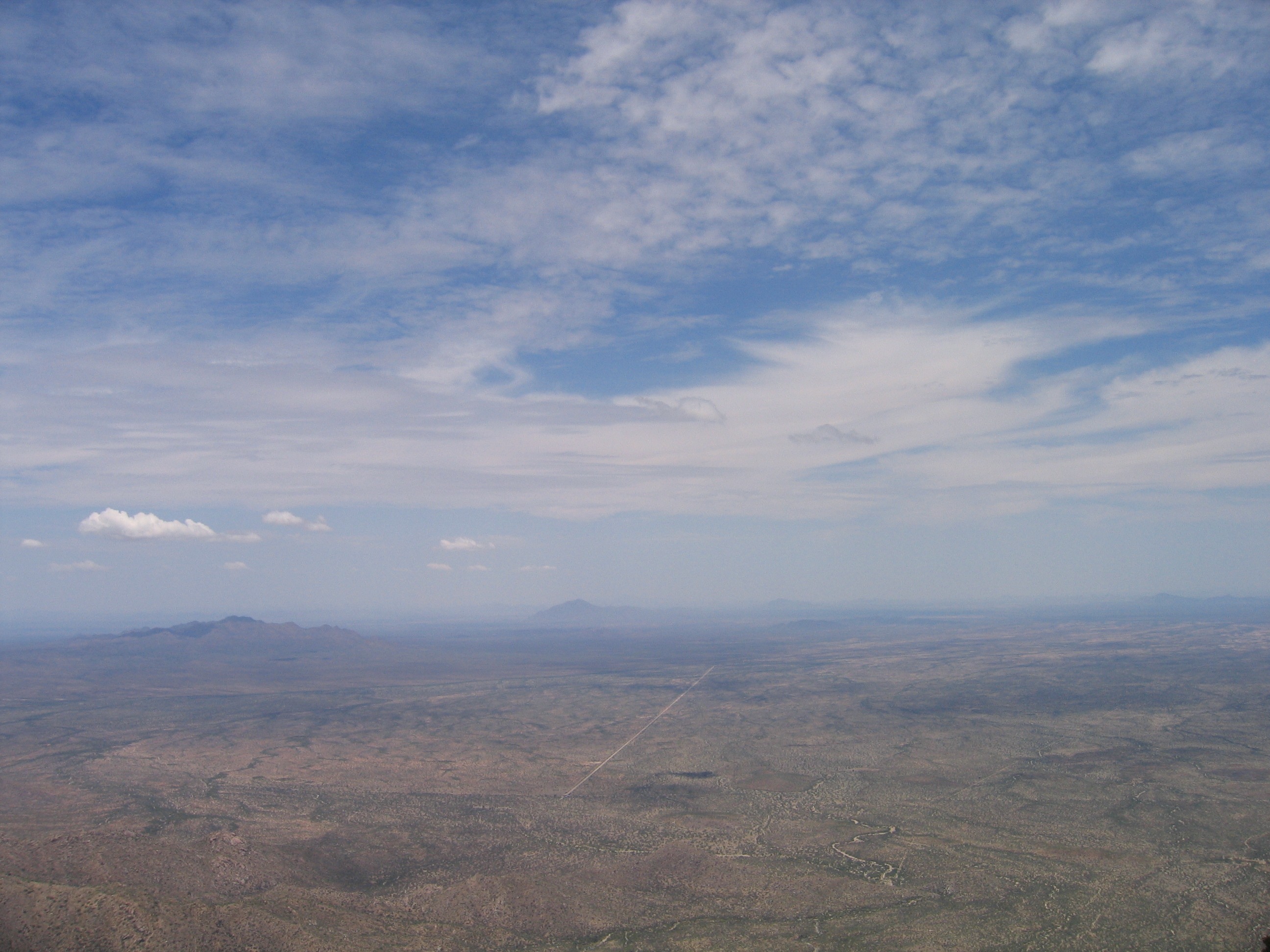 Vista del deserto dal Kitt Peak