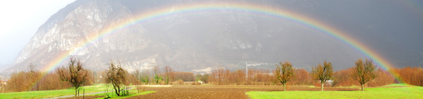 Arcobaleno del 27.02.2014 - Proiezione stereografica